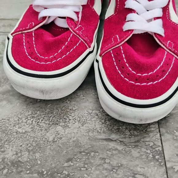 Vans Unisex Pig Suede Sk8 Hi Shoes W Sz 5 Men Sz 3.5 - Picture 12 of 15